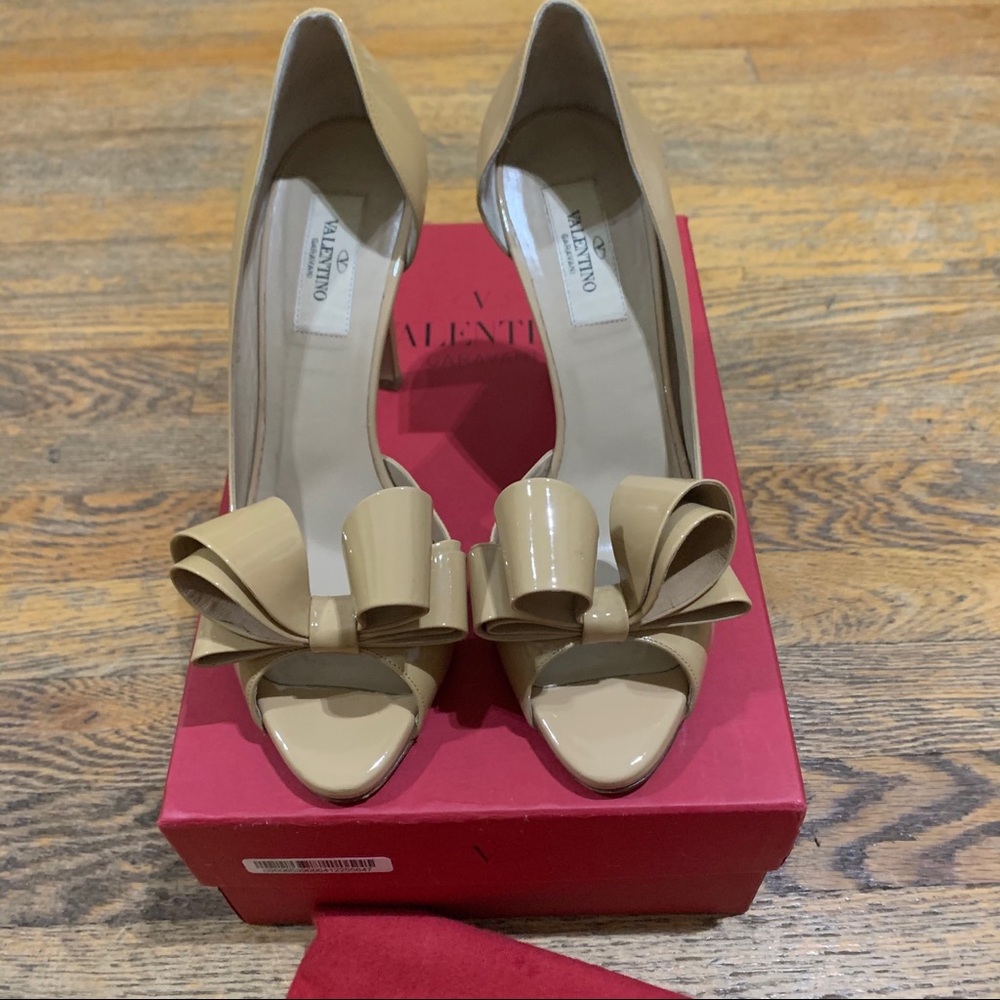 Authentic Valentino Garavani Bow Pump Shoes 38 - Picture 9 of 15
